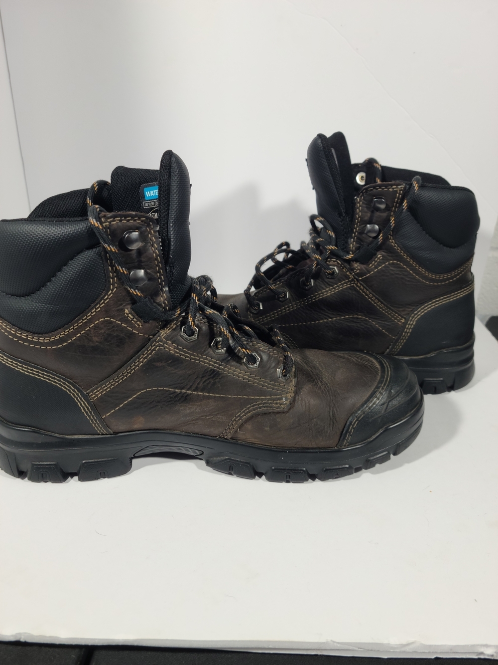 Ariat Work Waterproof Safety Toe Boots Men's 10.5 EE Wide - Picture 3 of 5